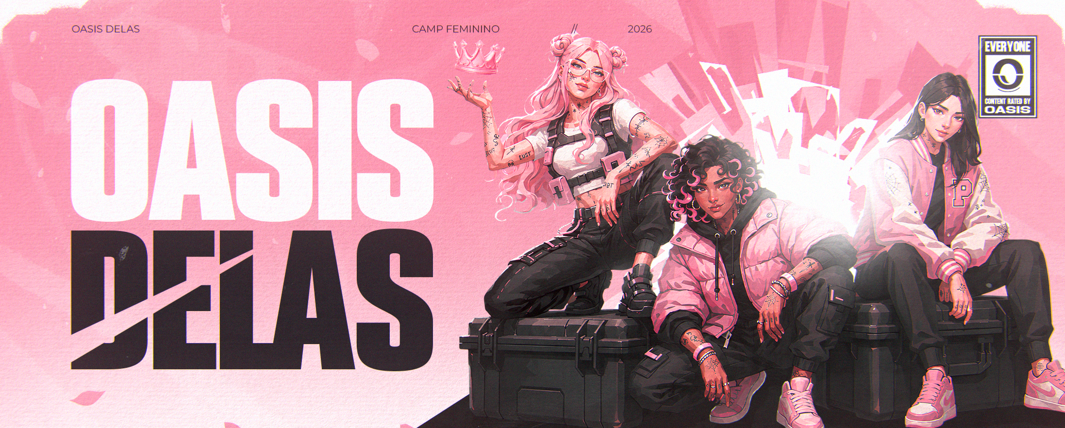 Oasis Delas Camp Feminino 2026 Banner Oficial
