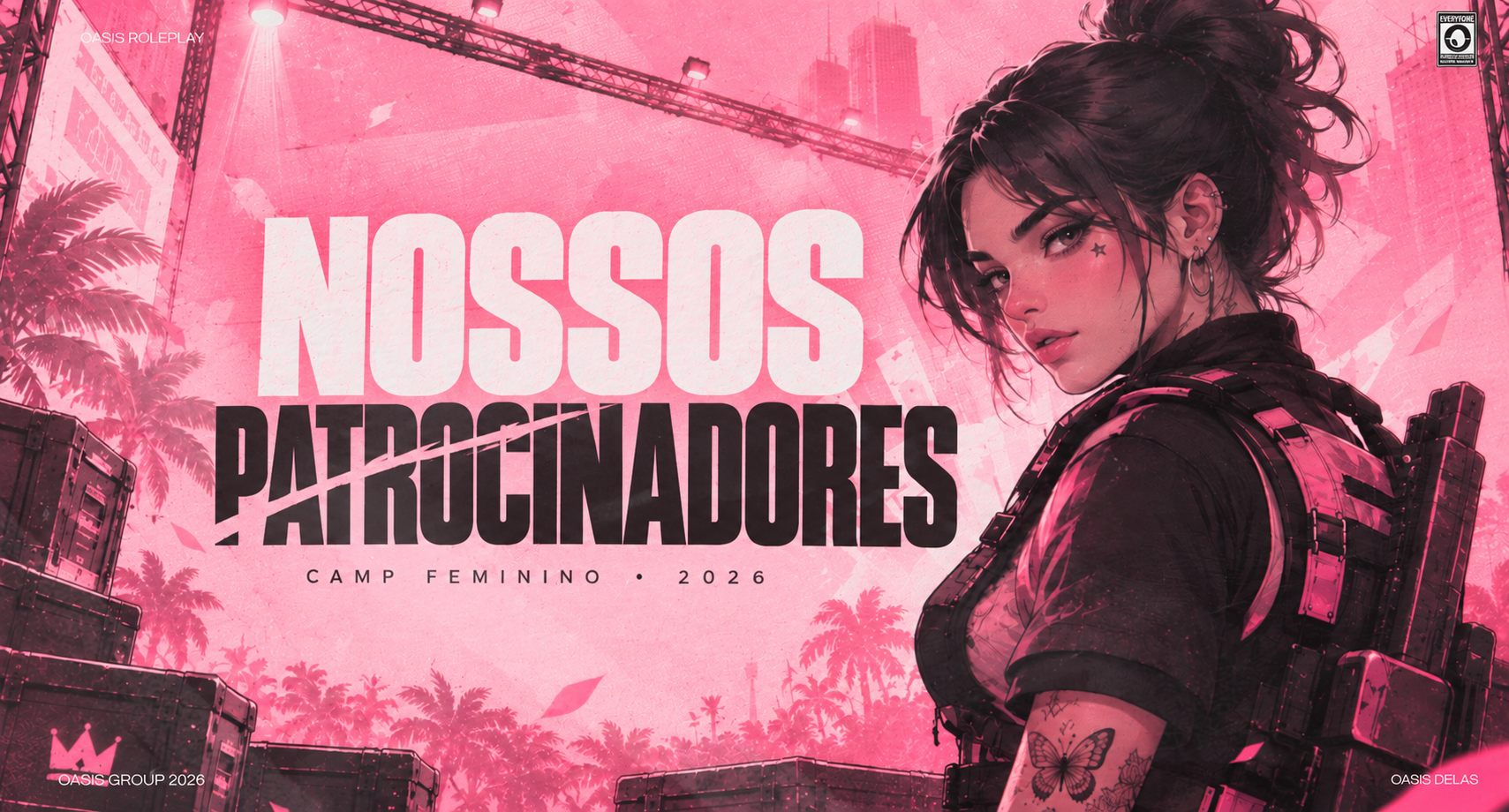 Nossos Patrocinadores • Camp Oasis Delas 2026